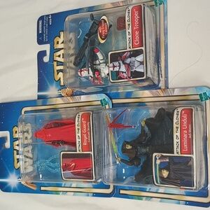 Set of 3 Attack of the Clones: Clone Trooper, Luminara Unduli, Royal Guard